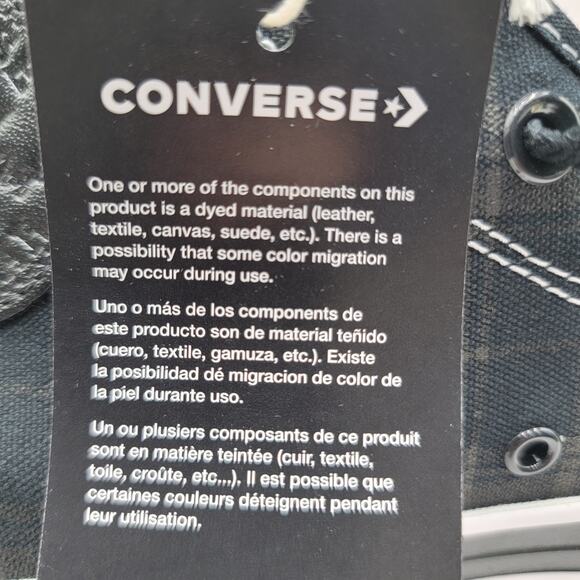 Converse Black CTAS High by You Custom Mens Sz 8 NIB main image 7